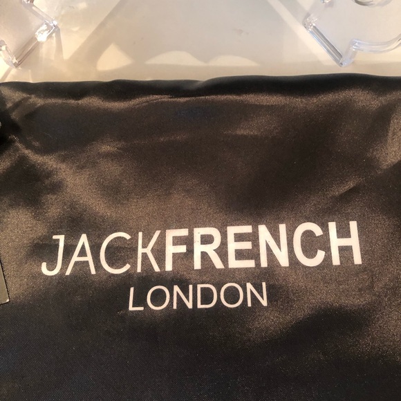 NWT Jackfrench London Leather Cosmetic Bag with Dustbag - Picture 4 of 7